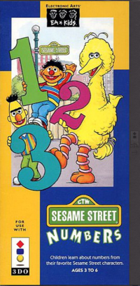 Sesame Street: Numbers 3DO  box art